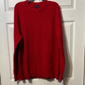J. Crew Factory Men's Red Crewneck Sweater